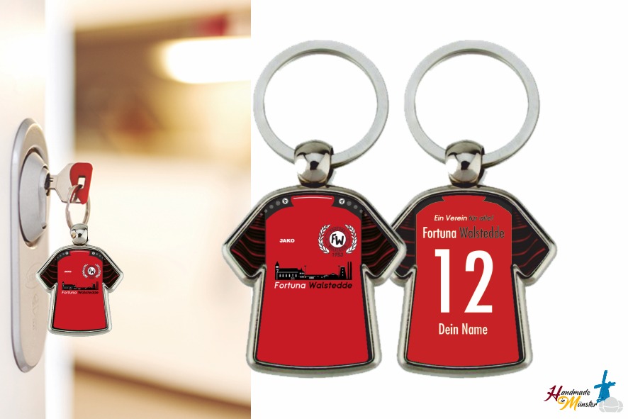 Schlüsselanhänger Trikot Fortuna Walstedde